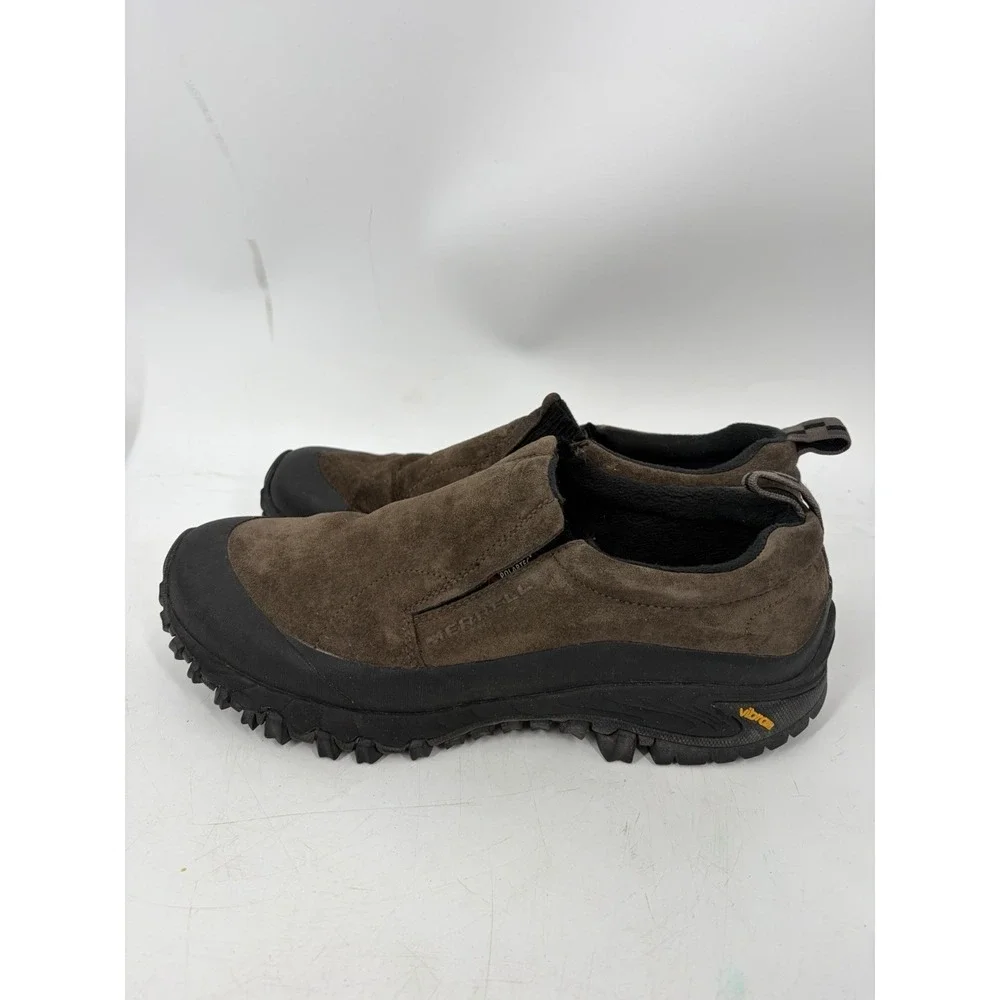 Merrell Shiver Moc Gunsmoke Slip On Shoes Brown  Waterproof Vibram Sz 11.5